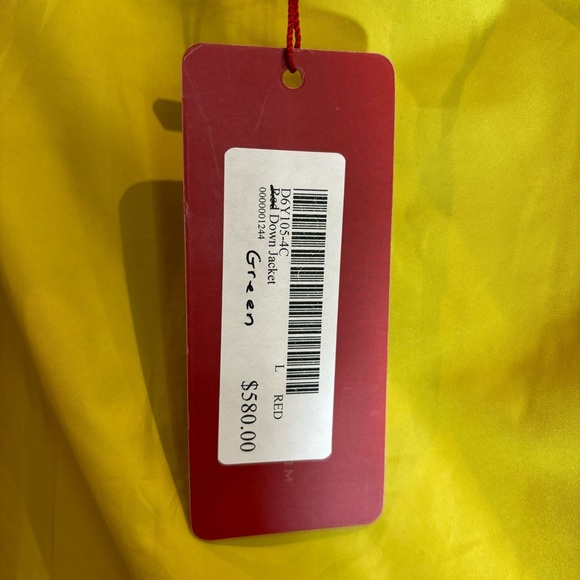 SISSY ME Sz L Puffer Coat Jacket Emerald Green Embroidered Snap Buttons NEW - Picture 9 of 14